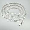 24” inch Curb Chain in Sterling Silver 925 13.5g