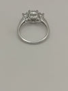 1.5ct Trilogy Heart CZ Sterling Silver 925 Size N - O by TGGC *