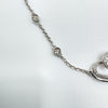 0.10ct Diamond Heart Bracelet in Sterling Silver 925 7.5-8.5” inches 