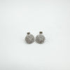 1ct CZ Cluster Stud Earrings in Sterling Silver 925