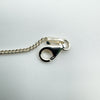 24” inch Flat Curb Chain Necklace in Sterling Silver 4g *