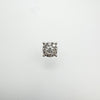 Unisex 9ct White Gold 0.25ct Diamond Single Stud Earring