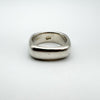 Chunky Square Ring in Sterling Silver Size M - N Heavy 9g *