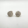 0.40ct CZ Cluster Stud Earrings in Sterling Silver 925