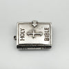 Vintage Holy Bible Charm / Pendant in Sterling Silver 925 *