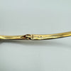 Vintage 9ct Yellow Gold Diamond & 3ct Sapphire Bangle Heavy 9g 