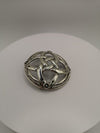 Large Sterling Silver 925 Celtic Knot Brooch Heavy 16g