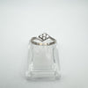 9ct White Gold 0.20ct 4x Stone Diamond Ring Size N - O Freshly Rhodium Plated