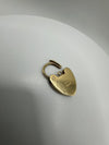 Vintage 9ct Gold Heart Lock Padlock by Jam 2.3g