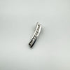 9ct White Diamond Bar Pendant