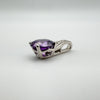 1.5ct Amethyst CZ Pendant in Sterling Silver 925