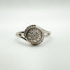 0.17ct Diamond Engagement Ring on Sterling Silver 925 Size N - O