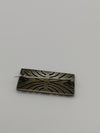 Vintage / Art Deco Silver Geometric Paste Brooch