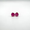 14ct Gold 1ct Ruby Solitaire Stud Earrings 