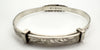 Engraved Vintage Baby Bangle in Sterling Silver 925 Adjustable ( Birm 1979 )