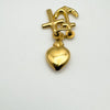 Vintage 9ct Gold Faith Hope Charity Charm / Pendant