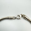 Snake Chain Charm Bracelet in Sterling Silver 925 Heavy 12g *