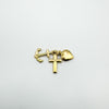 Vintage 9ct Gold Faith Hope & Charity Pendant / Charm 