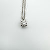 Tiffany & Co. Platinum Diamond 0.12ct Pendant 18” Necklace with Boxes RRP £1250