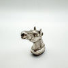 Antique Victorian 1876 Sterling Silver 925 Horse Head Amethyst Charm or Pendant 