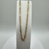 Vintage 9ct Gold Link & Rolo Chain 18” Necklace 4.5g