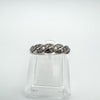 0.25ct Diamond Eternity Twisted Rope Ring in Sterling Silver 925 Size O - P