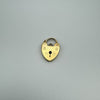 Vintage 9ct Gold Heart Lock Padlock by Jam 2.3g