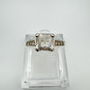 1.5ct Cushion Cut CZ Solitaire in Sterling Silver 925 Ring Size L - M 