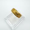 Antique 18ct Gold Ivy Vine Engraved Wedding Eternity Stacking Ring 5.5g P - Q