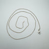 24” inch Flat Curb Chain Necklace in Sterling Silver 4g *