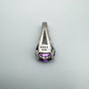 1.5ct Amethyst CZ Pendant in Sterling Silver 925