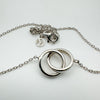 2x Rings or Circle of Life Pendant in Sterling Silver 925 by Argento 