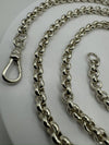 Vintage 29” inch Belcher / Rolo Necklace Chain In Sterling Silver 925 Heavy 53g