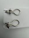 Vintage Tiffany & Co. Shrimp Clip on Earrings in Sterling Silver 18k Gold RARE *