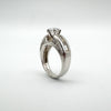 1ct CZ Chunky Ring in Sterling Silver 925 Size L - M