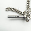 Antique Albert Chain & T-Bar in Sterling Silver 925 