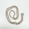 20” Beaded Ball Chain in Sterling Silver 925 Heavy 16g Unisex