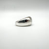 Chunky Modernist Dommed Ring in Sterling Silver 925 Size L - M Heavy 7g