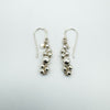Beaded Ball Drop Earrings in Sterling Silver 925