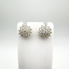 0.40ct CZ Cluster Stud Earrings in Sterling Silver 925