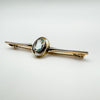 Vintage / Antique / Art Deco 9ct Gold 1ct Aquamarine Brooch / Pendant 