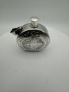 Large Vintage Perfume Poison Bottle Pendant Celtic Engraving Sterling Silver 13g