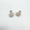 CZ Star Set Stud Earrings in Sterling Silver 925 