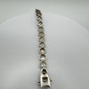 14ct CZ Bezel Set Tennis Bracelet in 925 Sterling Silver 7.5" -  8"  16g