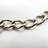 Vintage Heart Padlock Bracelet in Sterling Silver 925 (1972) 13g