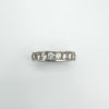 Chunky 2ct CZ Full Eternity Band Ring Size P - Q