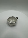 Vintage Hexagonal Perfume / Poison Bottle Pendant 9g in Sterling Silver 925