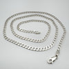 24” inch Curb Chain in Sterling Silver 925 13.5g