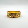 Antique 18ct Gold Ivy Vine Engraved Wedding Eternity Stacking Ring 5.5g P - Q