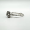 9ct White Gold 0.56ct Diamond Engagement Ring Size I - J Replated